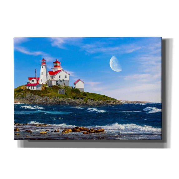 Epic Graffiti 'Seascape 2B' by Ata Alishahi, Giclee Canvas Wall Art, 26"x18"