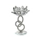thumbnail image 2 of Christmas Lotu Flower Candle Holders Crystal Glass Centerpiece For Christmas Home Decor Wedding Dining Table Festive Living Room And Mantle Decoration, 2 of 6