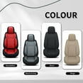 thumbnail image 4 of LAONNVIR Front Seat Covers for Car,Waterproof Leather Car Seat Protectors,Automotive Interior Cushions Custom Fit for Hyundai Kona 2018-2025,Black&Red, 4 of 8