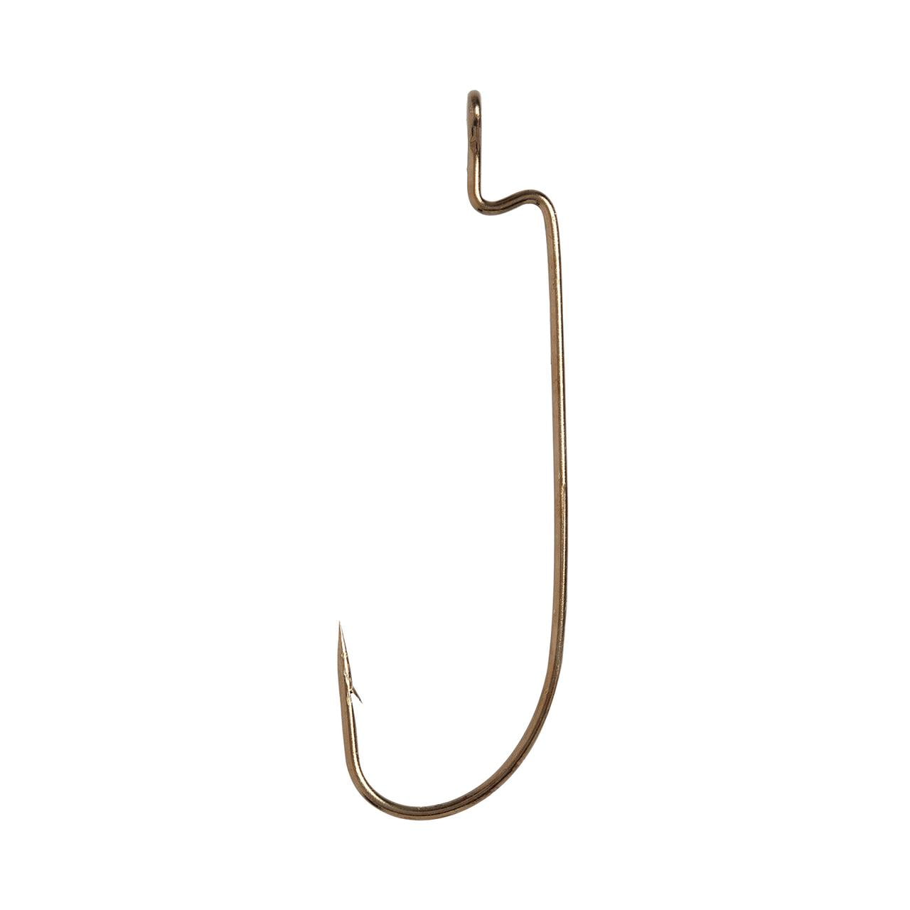 V.I.P. Lazer Sharp Z-Bend Sproat Worm Fishing Hook, Bronze