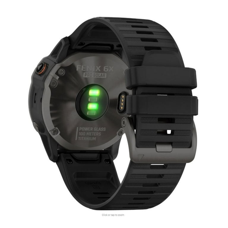 Garmin Fenix 6X Pro Solar (GPS) Black Silicone Case Band Garmin Fenix 6X Pro Solar (GPS) Black Silicone Case Band