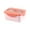 Pink, variant on IPEWLEX Microwaveable Bento Lunch Box with Three Compartments, Leak-Proof Plastic Container for Office Workers, Stylish and Functional