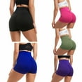 thumbnail image 5 of Women Yoga Shorts Ruched Booty High Waisted Workout Shorts Butt Lifting Hot Pant, 5 of 5