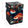 thumbnail image 5 of Fish Mini Trash Can for Car: Foldable, Leak-Proof with Lid and Hanging Storage Bag, 5 of 6