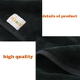 thumbnail image 4 of M-bestl Paquete de 2 toallas de microfibra para el cabello, toalla para secar el cabello con botón absorbente y toalla para la cabeza anti-frizz para secar el cabello rizado o liso rápidamente (negro), 4 of 5