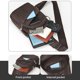 thumbnail image 5 of Xihbxyly Bolso de Pecho para Hombre, Bandolera Ajustable, Diseño Impermeable y Multifuncional, Gran Capacidad, Espalda Acolchada, Transpirable y Cómoda, Ideal para Viajes, Actividades Al Aire Libre y, 5 of 6