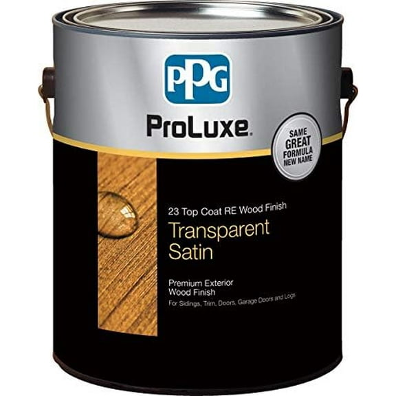 PPG ProLuxe 23 Top Coat R.E. Wood Finish, 1 Gallon, 085 Teak$$Tools & Hardware Other