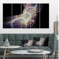 thumbnail image 1 of Design Fractal Fantaisie Élégant - Impression sur Toile Abstraite, 1 of 4