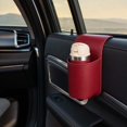 thumbnail image 3 of Neoargh 2 Pack Faux Leather Car Cup Holder Organizer, Drink Cupholder for Back Seat, Car Side Door, Headrest, Extra Automotive Cup Holders for Water Bottles, Tumblers & Coffee Mugs, 3 of 6