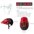 thumbnail image 6 of FROFILE MTB Helmets for Men Women - (Medium, Red Black) Adults Mountain Road Bike Helmets with Bill, 6 of 6