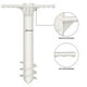thumbnail image 3 of Beach Umbrella Screw Sand Anchor Stand Holder | Fishing Rod Gripper One Size Fits Most | Safe Compatible With Strong Wind, 3 of 3