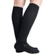 thumbnail image 2 of Calcetines de compresión de bambú que absorben la humedad, de 8 a 15 mmHg, para hombres y mujeres, hasta la rodilla, 6 pares, 10 a 13, color negro, 2 of 7