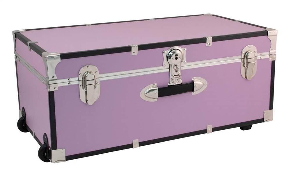 Seward Trunks 30" Trunk with Wheels and Lock in Orchid Pink