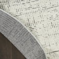 thumbnail image 5 of Nourison Elation Abstract Ivory Grey 5' x 8' Oval Area Rug, (5x8 Oval), 5 of 8