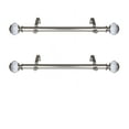 thumbnail image 2 of Nyell 1" dia. Single Curtain Side Rod 12-20 inch long (Set of 2) - Satin Nickel, 2 of 2