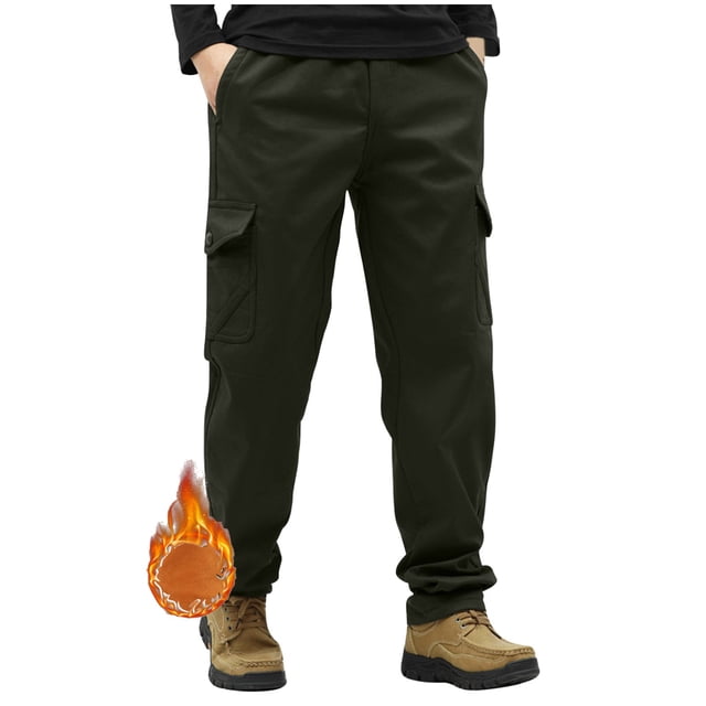 Pantalones largos de felpa para hombre, pantalones casuales cálidos, pantalones gruesos de gran tamaño, pantalones holgados para hombre, pantalones para hombre