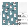 thumbnail image 2 of 6 Pcs Funny Kitchen Towels,Blue Christmas Snowman Pattern Microfiber Dish Towels,Kitchen Tea Towels,Kitchen Towel Set (18" X 26"), 2 of 7