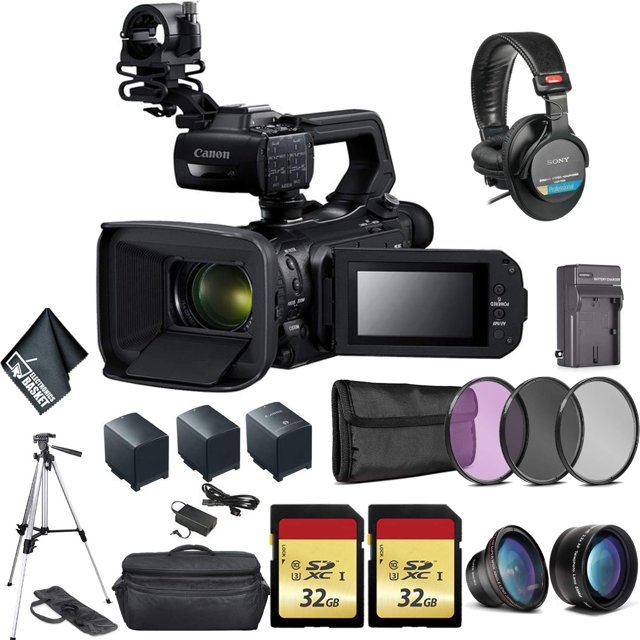 Canon XA50 Professional UHD 4K Camcorder Bundle + More(International Model)