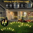 thumbnail image 7 of Solar Reeds Garden Lights | Outdoor Solar Stake Lamps for Yard, Patio & Pathways | Waterproof Landscape Lighting with Dusk-to-Dawn Sensor | 27-Inch Decorative Ambient Glow for Lawns & Gardens, 7 of 7