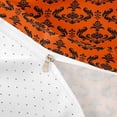 thumbnail image 4 of jejeloiu Bold Damask Duvet Cover Queen,Modern Floral Queen Bedding For Adults,Orange Black,Reversible,3 Pieces,1 Duvet Cover and 2 Pillowcases, 4 of 6