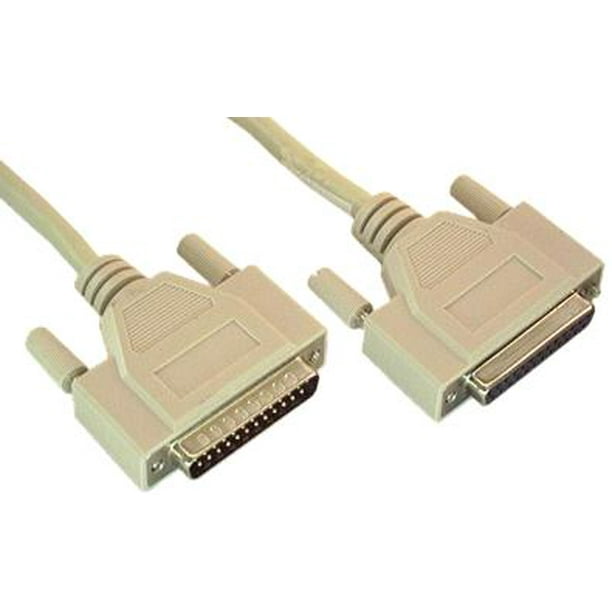 IEC M213215 DB25 Male to Female 25 Conductor Straight Through Cable 15'