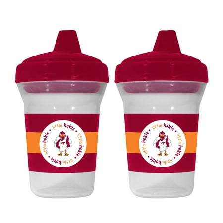 BabyFanatic Toddler & Baby Sippy Cup 2-Pack - NCAA Virginia Tech Hokies