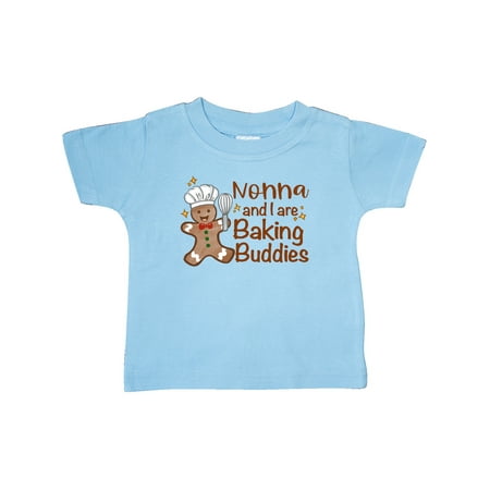 

Inktastic Nonna And I Are Baking Buddies Gift Baby Boy or Baby Girl T-Shirt