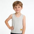 thumbnail image 5 of CYRBOKO Kids Tank Tops, Sleeveless Casual Striped Crewneck Boys Girls Undershirts Gray Size 7 T, 5 of 5