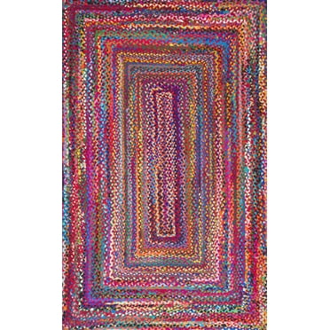 Tammara Hand-Braided Area Rug, 8' Round