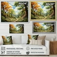thumbnail image 4 of Designart "Forest Canopy Portrayed Trees in Harmony II" Landscapes Floater Framed Canvas Art Print, 4 of 7