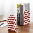 thumbnail image 5 of Lsque Love Printed Wood Bookends,Non-Skid Bookend for Shelves,Heavy Duty Support Bookends,Non-Slip Foam Pads for Office, Home, and Library,1 Pair, 5 of 8