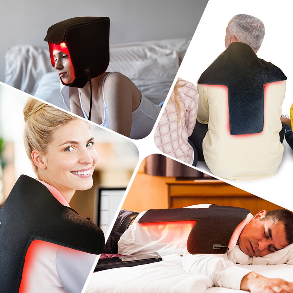 Red Light Wellness Cap for Scalp Care Support, Corded Hands-Free Device with Dual-Wavelength LEDs and Timed Sessions for Men and Women, Personal Care Accessory