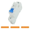 thumbnail image 6 of 1 Pcs AC Miniature Circuit Breaker 1P 6A 110V Isolator DZ47-63 DIN Rail Mount Disconnect Switch Circuit Breaker Protection Thermal Magnetic Trip, 6 of 8