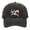 Washed Black, variant on Kids Washed Cotton Adjustable Baseball Cap with Cartoon Shark Embroidery, Outdoor Sun Hat for Boys and Girls