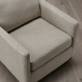 thumbnail image 4 of CHITA Swivel Accent Chairs for Living Room, Comfortable Arm Chairs for Bedroom,Fabric in Beige Gray, 4 of 11