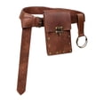 thumbnail image 3 of Riñonera ajustable para disfraz, bolsa de cintura medieval Marrón, 3 of 9