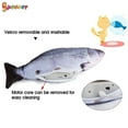 thumbnail image 6 of Spencer Electric Fish Cat Toy Simulation Plush Fish Shape Toy Doll Interactive Pets Pillow Chew Bite Kick Supplies for Cat/Kitty/Kitten Fish Flop, 6 of 7