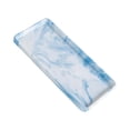 thumbnail image 4 of Bandeja de servicio con textura de mármol, bandeja de almacenamiento para baño, cocina, encimera y comedor. Azul Pequeño, 4 of 9
