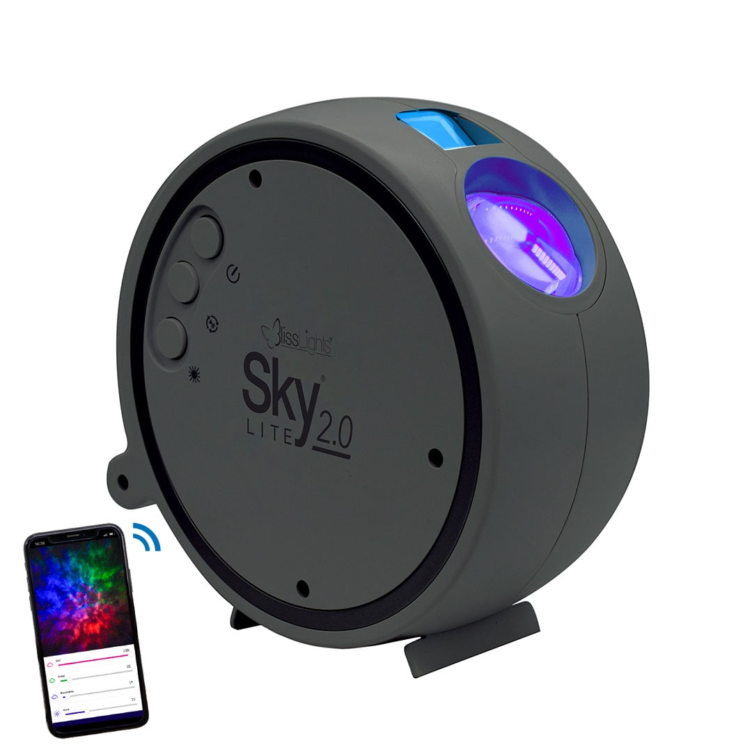 BlissLights Sky Lite - LED Laser Star Projector, Galaxy Lighting, Nebula  Night Light Lamp (Green, Blue, Grey) - Walmart.com