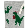thumbnail image 2 of Carter's Child of Mine Toddler Boy Xmas Dino Set, 2 Piece, Sizes 12 Months - 5T, 2 of 5