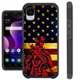 thumbnail image 1 of Compatible with TCL 30Z T602DL Hybrid Fusion Guard Phone Case Cover (US Soldier Flag), 1 of 1