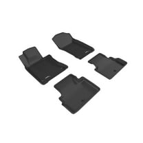 3D MAXpider L1IN02701509 Complete Set Custom Fit All-Weather Floor Mat for Select Infiniti Q60 Models - Kagu Rubber (Black)