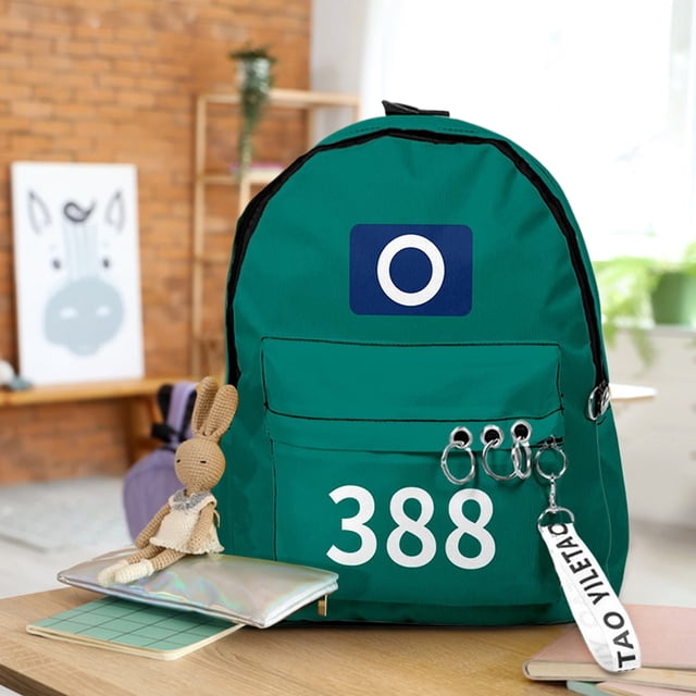 Corea juego temporada2 bolsas de mochila de cosplay unisex impresión sólida bolsos de hombro estudiante gran capacidad bolsos escolares de deportes al aire libre