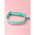 thumbnail image 3 of Paw Print Bell Decor Reflective Pet Collar, 3 of 5