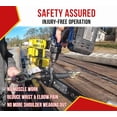 thumbnail image 4 of 3/8" - 1/2" Torque Drive Load Binder with Heavy-Duty Grab Hooks 9,200 lbs WLL - Tie Down Hauling Chain Speed Binders for Flatbed Truck Trailer, 4 of 12