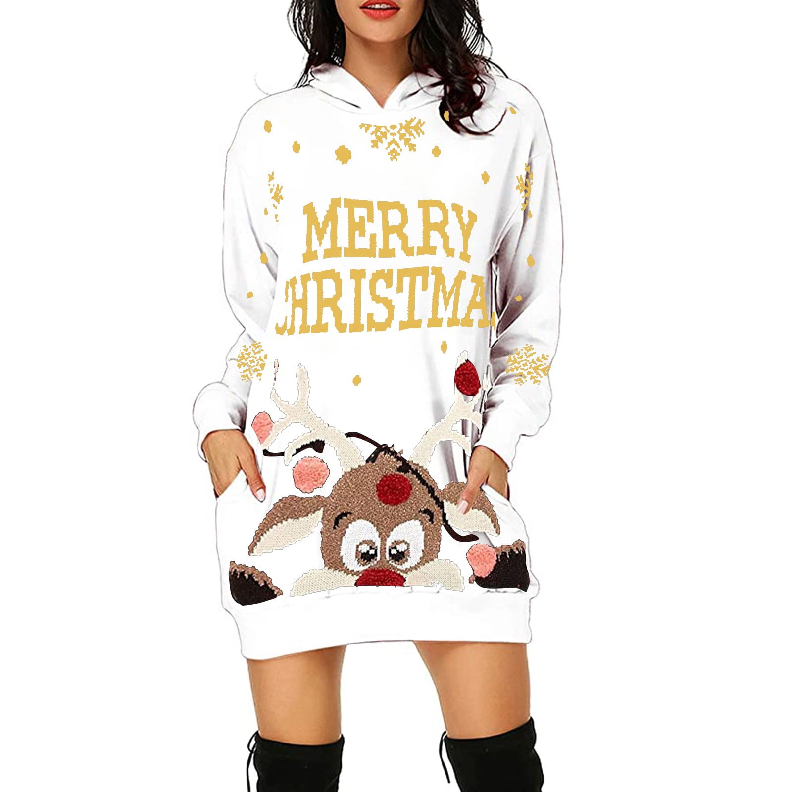 christmas hoodie womens