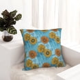 thumbnail image 6 of Pofeuu Sunflowers Print Double-sided plush pillowcase Square Throw Pillow Covers Pillows Cover for Living Room Bedroom Sofa Couch Cushion Cover（No pillow core）-26"x26", 6 of 7
