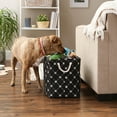 thumbnail image 5 of Bone Dry Pet Storage Collection Paw and Bone, Large Rectangle, 17.5x12x15" Black Trellis, 5 of 5