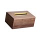 thumbnail image 4 of Funda para caja de pañuelos de madera maciza rectangular con decoración nórdica C, 4 of 9
