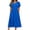 Royal Blue, variant on Zeagoo Short Sleeve Dress for Women Boho Beach Dresses Aline Midi Sundress with Pocket Casual Loose Shift Dress Summer Floral Tshirt Dress
